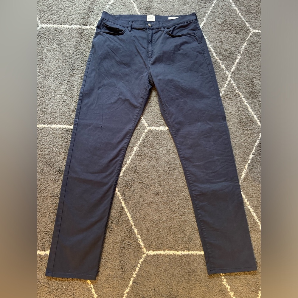 Flint and Tinder 365 Pants Athletic Tapered Navy Blue 33x32 Chinos Huckberry